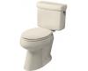 Kohler Pinoir K-3465-RA-47 Almond Comfort Height Elongated Toilet with Concealed Trapway and Right-Hand Trip Lever