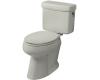 Kohler Pinoir K-3465-RA-95 Ice Grey Comfort Height Elongated Toilet with Concealed Trapway and Right-Hand Trip Lever