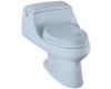 Kohler San Raphael K-3466-6 Skylight One-Piece Elongated Toilet with Concealed Trapway, Toilet Seat and Left-Hand Trip Lever