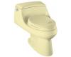 Kohler San Raphael K-3466-Y2 Sunlight One-Piece Elongated Toilet with Concealed Trapway, Toilet Seat and Left-Hand Trip Lever