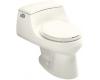 Kohler San Raphael K-3467-52 Navy One-Piece Round-Front Toilet with Concealed Trapway, French Curve Toilet Seat and Trip Lever
