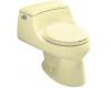 Kohler San Raphael K-3467-Y2 Sunlight One-Piece Round-Front Toilet with Concealed Trapway, French Curve Toilet Seat and Trip Lever