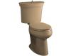 Kohler Serif K-3468-33 Mexican Sand Comfort Height Elongated Toilet with Concealed Trapway and Flush Actuator