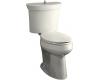 Kohler Serif K-3468-7 Black Black Comfort Height Elongated Toilet with Concealed Trapway and Flush Actuator