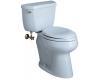 Kohler Wellworth K-3481-6 Skylight Comfort Height Elongated Toilet with Concealed Trapway and Left-Hand Trip Lever