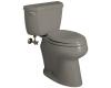 Kohler Wellworth K-3481-K4 Cashmere Comfort Height Elongated Toilet with Concealed Trapway and Left-Hand Trip Lever