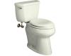 Kohler Wellworth K-3481-U-NG Tea Green Comfort Height Elongated Toilet with Concealed Trapway, Left-Hand Trip Lever and Tank Liner