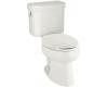 Kohler Pinoir K-3482-0 White Elongated Toilet with Left-Hand Trip Lever