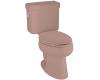 Kohler Pinoir K-3482-45 Wild Rose Elongated Toilet with Left-Hand Trip Lever