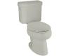 Kohler Pinoir K-3482-95 Ice Grey Elongated Toilet with Left-Hand Trip Lever