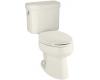 Kohler Pinoir K-3482-96 Biscuit Elongated Toilet with Left-Hand Trip Lever