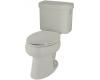 Kohler Pinoir K-3482-RA-95 Ice Grey Elongated Toilet with Right-Hand Trip Lever