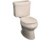 Kohler Pinoir K-3483-55 Innocent Blush Round-Front Toilet with Left-Hand Trip Lever