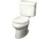 Kohler Pinoir K-3483-RA-0 White Round-Front Toilet with Right-Hand Trip Lever