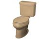 Kohler Pinoir K-3483-RA-33 Mexican Sand Round-Front Toilet with Right-Hand Trip Lever