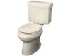 Kohler Pinoir K-3483-RA-47 Almond Round-Front Toilet with Right-Hand Trip Lever
