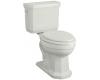Kohler Kathryn K-3484-W2 Earthen White Comfort Height Two-Piece Elongated Toilet