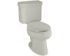 Kohler Pinoir K-3485-95 Ice Grey Comfort Height Elongated Toilet with Left-Hand Trip Lever