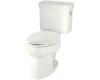 Kohler Pinoir K-3485-RA-0 White Comfort Height Elongated Toilet with Right-Hand Trip Lever