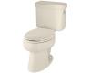 Kohler Pinoir K-3485-RA-47 Almond Comfort Height Elongated Toilet with Right-Hand Trip Lever