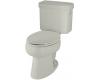 Kohler Pinoir K-3485-RA-95 Ice Grey Comfort Height Elongated Toilet with Right-Hand Trip Lever