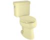 Kohler Pinoir K-3485-Y2 Sunlight Comfort Height Elongated Toilet with Left-Hand Trip Lever