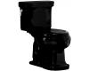 Kohler Bancroft K-3487-7 Black Black Comfort Height Elongated Toilet