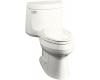 Kohler Cimarron K-3489-RA-0 White Comfort Height Elongated Toilet with Toilet Seat and Right-Hand Trip Lever