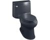 Kohler Cimarron K-3489-RA-52 Navy Comfort Height Elongated Toilet with Toilet Seat and Right-Hand Trip Lever