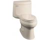 Kohler Cimarron K-3489-RA-55 Innocent Blush Comfort Height Elongated Toilet with Toilet Seat and Right-Hand Trip Lever