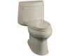 Kohler Cimarron K-3489-RA-G9 Sandbar Comfort Height Elongated Toilet with Toilet Seat and Right-Hand Trip Lever