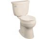 Kohler Cimarron K-3497-55 Innocent Blush Comfort Height Two-Piece Round-Front Toilet with Left-Hand Trip Lever