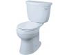 Kohler Cimarron K-3497-RA-6 Skylight Comfort Height Two-Piece Round-Front Toilet with Right-Hand Trip Lever