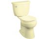 Kohler Cimarron K-3497-Y2 Sunlight Comfort Height Two-Piece Round-Front Toilet with Left-Hand Trip Lever