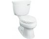 Kohler Cimarron K-3499-RA-0 White Elongated Toilet with Right-Hand Trip Lever