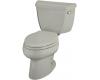 Kohler Wellworth K-3505-RA-95 Ice Grey Pressure Lite Elongated 1.4 GPF Toilet with Right-Hand Trip Lever