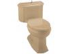 Kohler Portrait K-3506-33 Mexican Sand Comfort Height Elongated Toilet with Lift Knob and Toilet Seat