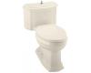 Kohler Portrait K-3506-47 Almond Comfort Height Elongated Toilet with Lift Knob and Toilet Seat