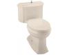 Kohler Portrait K-3506-55 Innocent Blush Comfort Height Elongated Toilet with Lift Knob and Toilet Seat