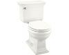 Kohler Memoirs Stately K-3511-0 White Comfort Height Round-Front Toilet