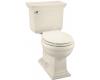 Kohler Memoirs Stately K-3511-47 Almond Comfort Height Round-Front Toilet