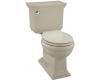 Kohler Memoirs Stately K-3511-G9 Sandbar Comfort Height Round-Front Toilet