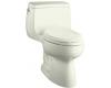 Kohler Gabrielle K-3513-NG Tea Green Comfort Height One-Piece Elongated Toilet with Toilet Seat and Left-Hand Trip Lever