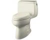 Kohler Gabrielle K-3513-RA-96 Biscuit Comfort Height One-Piece Elongated Toilet with Toilet Seat and Right-Hand Trip Lever