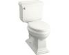 Kohler Memoirs Classic K-3515-S2 White Satin Comfort Height Elongated Two-Piece Toilet