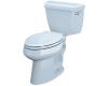 Kohler Highline K-3519-TR-6 Skylight Comfort Height Elongated 1.1 GPF Toilet with Tank Cover Locks and Right-Hand Trip Lever