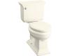 Kohler Memoirs Stately K-3526-S1 Biscuit Satin Comfort Height Elongated Two-Piece Toilet with Trip Lever