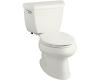 Kohler Wellworth K-3574-0 White Elongated Toilet with Class Five Flushing Technology and Left-Hand Trip Lever