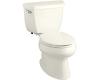 Kohler Wellworth K-3574-96 Biscuit Elongated Toilet with Class Five Flushing Technology and Left-Hand Trip Lever