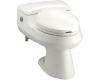 Kohler San Raphael K-3607-0 White San Raphael Comfort Height Elongated Power Lite Toilet and C3 Toilet Seat with Bidet Functionality